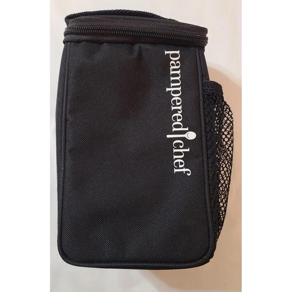 Pampered Chef Make & Take Mason Jar  Lunch Snack Zippered Tote Storage BAG ONLY